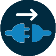 Kraftfull hydraulisk borrigg på en byggarbetsplats